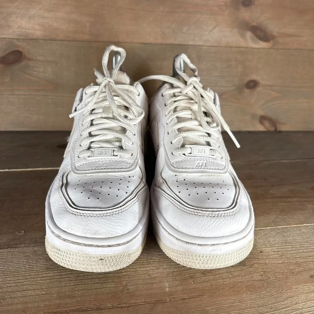 nike air force one shadow womens size 7 shoes white leather comfort sneakers